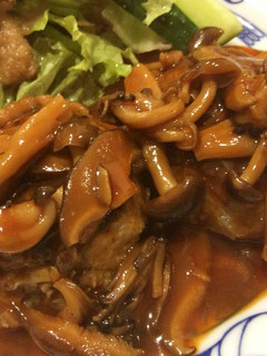 煮込みごぼうバーグ*きのこソースがけ-レシピのメイン写真