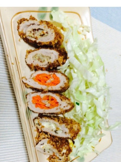 揚げない!くるっとヘルシー野菜とんかつ♪-レシピのメイン写真
