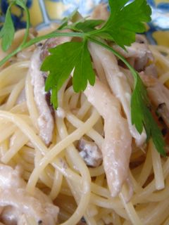 アンチョビのきのこクリームパスタ-レシピのメイン写真