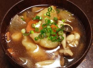 お鍋にも☆我が家のモチモチすいとん-レシピのメイン写真