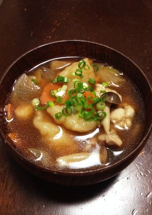 お鍋にも☆我が家のモチモチすいとん-レシピのメイン写真