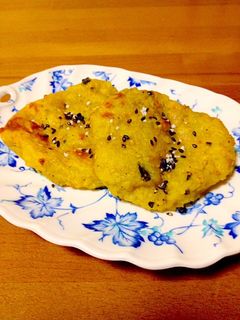残り物でかぼちゃのモチッチ②焼-レシピのメイン写真