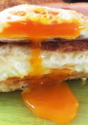ハム玉チーズのサンド-レシピのメイン写真