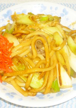 パパのすき焼きうどん❷-レシピのメイン写真