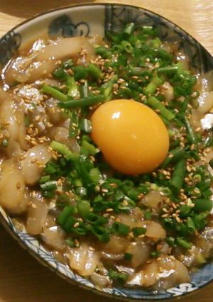 絶品！アテにもご飯にも！太刀魚のユッケ-レシピのメイン写真
