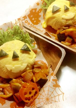 オムライス★ハロウィン-レシピのメイン写真