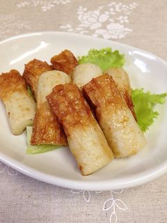 *お弁当♪カレーチーズ風味の竹輪*-レシピのメイン写真