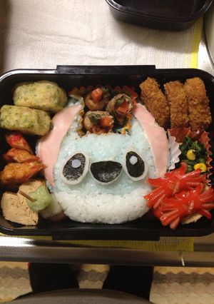 キャラ弁 スティッチ-レシピのメイン写真