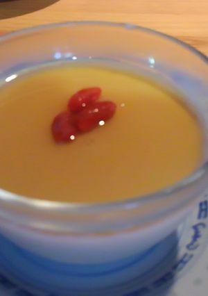 ミルクプリンの杏露酒シロップ-レシピのメイン写真