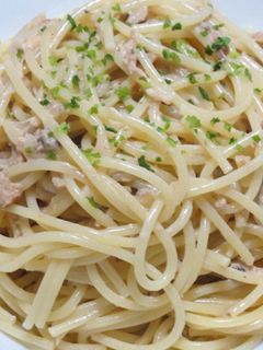 サバの味噌煮缶でサバマヨスパゲッティ♪-レシピのメイン写真