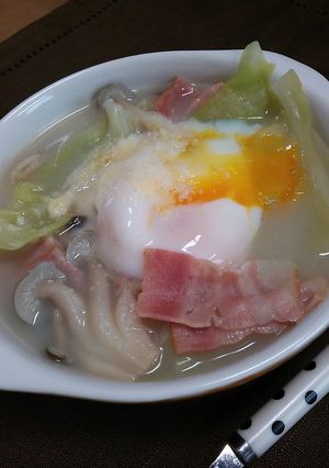 朝☆チーズ香るミルクスープ-レシピのメイン写真