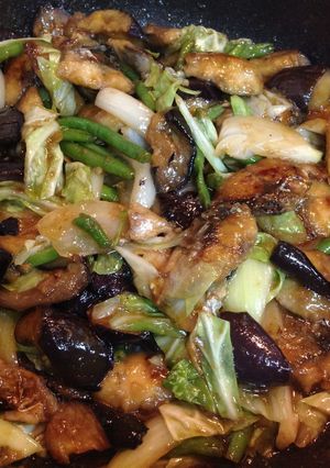 鯖と茄子の甘辛炒め-レシピのメイン写真