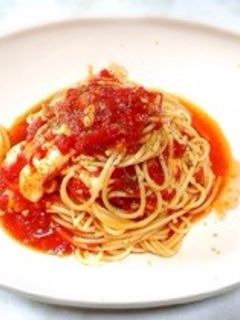 本格☆簡単トマトパスタ-レシピのメイン写真