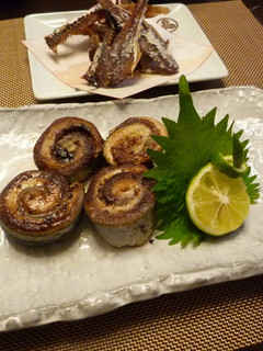 秋刀魚の2色ロール焼き-レシピのメイン写真