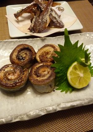 秋刀魚の2色ロール焼き-レシピのメイン写真