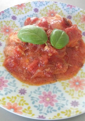 白身魚のトマトソース煮 豆乳仕立て-レシピのメイン写真