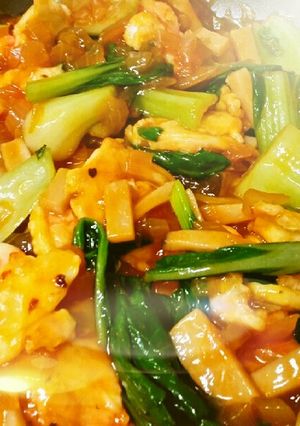 野菜ときのこたっぷり♡な海老チリ-レシピのメイン写真