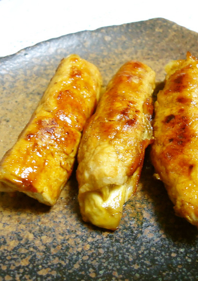 ナスと豚肉の中華風ロール照り焼き-レシピのメイン写真