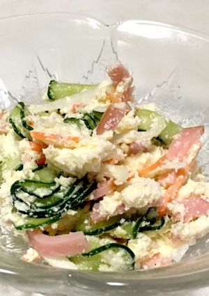 おからのサラダ☆食物繊維　たっぷり☆-レシピのメイン写真