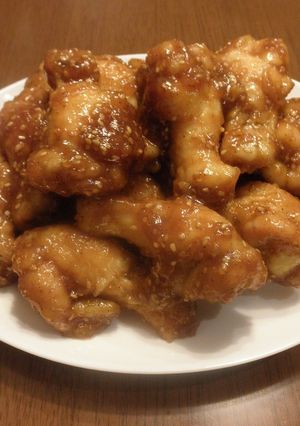 鳥手羽元の甘辛だれ-レシピのメイン写真