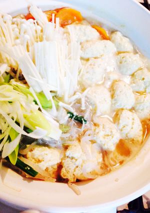 ★かさ増し鶏だんごの作り方★-レシピのメイン写真