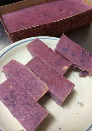 ムラサキ芋チーズケーキ-レシピのメイン写真