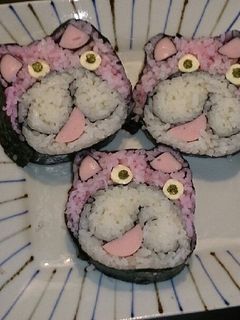 ジバニャンの飾り巻き寿司-レシピのメイン写真