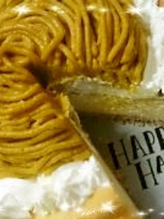 南瓜モンブラン風チーズケーキ-レシピのメイン写真