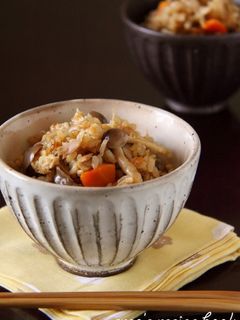 きのこたっぷり☆我が家の炊き込みご飯-レシピのメイン写真