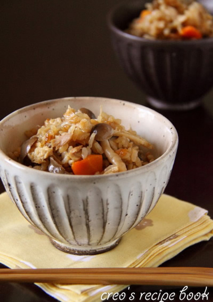 きのこたっぷり☆我が家の炊き込みご飯-レシピのメイン写真