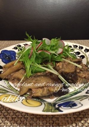 鯖缶と茄子のポン酢炒め-レシピのメイン写真