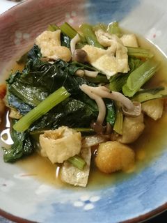 ☆小松菜と油揚げとしめじの煮浸し☆-レシピのメイン写真