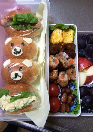 運動会弁当リラックマ-レシピのメイン写真