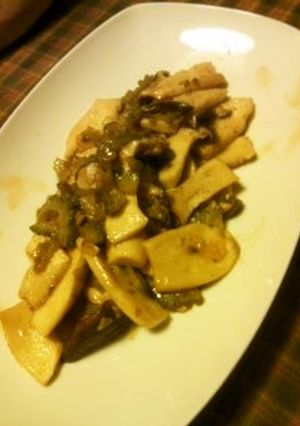 エリンギとゴーヤのレモンバター醤油炒め-レシピのメイン写真