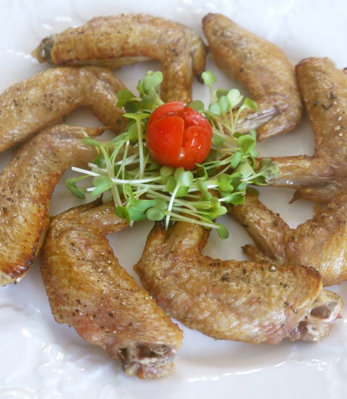カリッと焼けた皮が香ばしい♪ずぼら手羽先-レシピのメイン写真