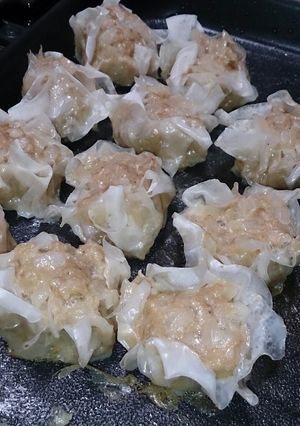 ホットプレートで♪玉葱たっぷり焼き焼売-レシピのメイン写真
