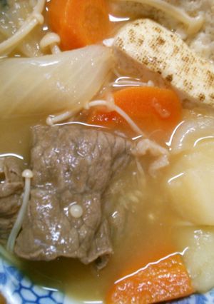 少ないお肉でも 美味しい 肉じゃが 豆腐-レシピのメイン写真