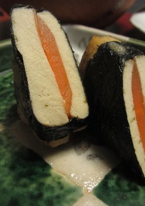 人参と高野豆腐の海苔サンド-レシピのメイン写真