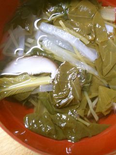 白だしだけで! 簡単 小松菜の お吸い物-レシピのメイン写真