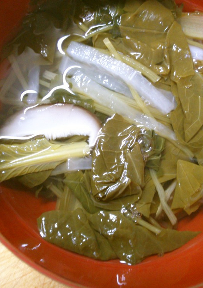 白だしだけで！ 簡単 小松菜の お吸い物-レシピのメイン写真