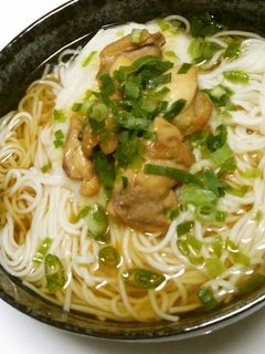 チキンのとろろそうめん-レシピのメイン写真