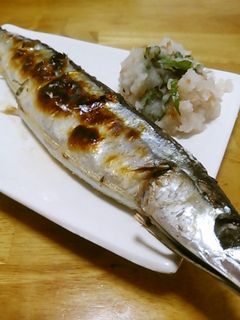 さんまの塩焼き梅しそおろし-レシピのメイン写真