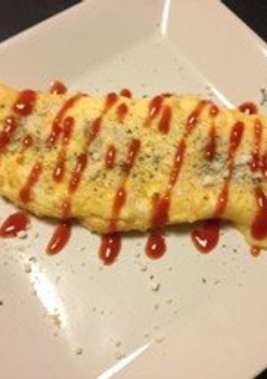 簡単チーズオムレツ-レシピのメイン写真