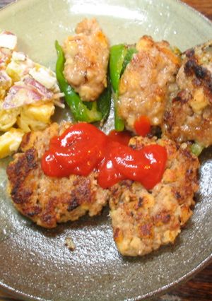 高野豆腐DEハンバーグ-レシピのメイン写真