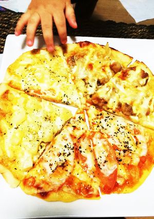 大ざっぱなのに成功！手作りピザ♡-レシピのメイン写真
