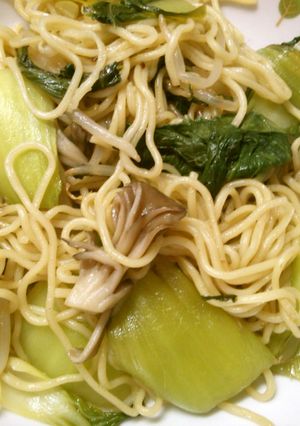 簡単 美味しい チンゲン菜の 塩焼きそば-レシピのメイン写真