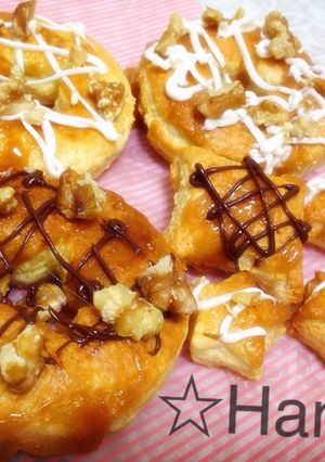 焼きクロワッサンドーナツ♡-レシピのメイン写真