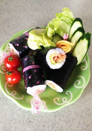 ラップサンドお握り-レシピのメイン写真