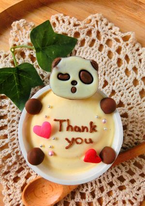 さくさくパンダのメッセージデコアイス☆-レシピのメイン写真