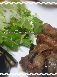 簡単♪茄子の肉巻きわさびダレ☆-レシピのメイン写真